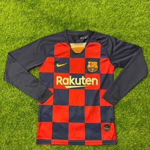 Nike FCB Barcelona Leo Messi jersey longsleeve size medium